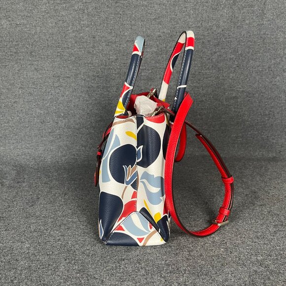 Kate Spade New York Eva Breezy Floral Small Satchel Floral Shoulder Strap - Picture 5 of 11